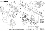 Bosch 0 602 490 450 EXACT 2 Cordless Screw Driver Spare Parts